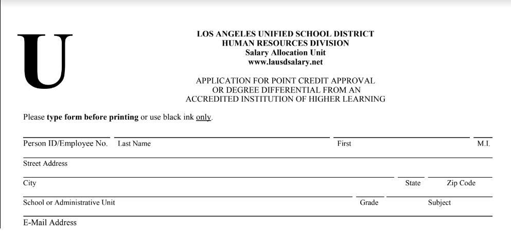 Screenshot of UForm Application